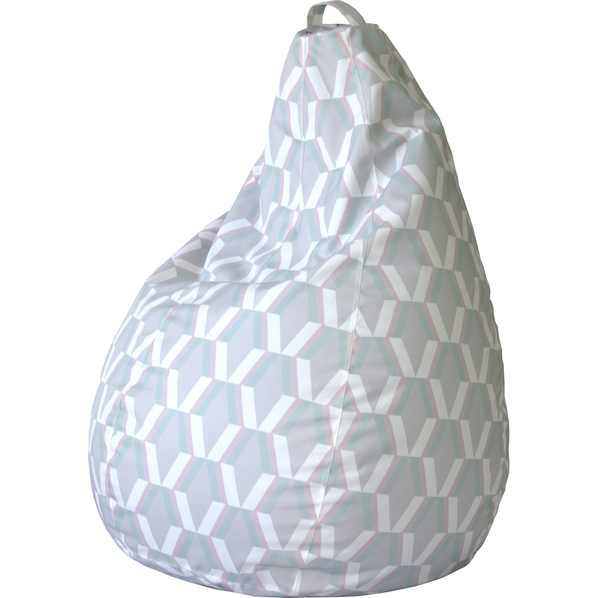 82152219 Кресло-груша, 120х70х60 см, цвет геометрия Santreyd 