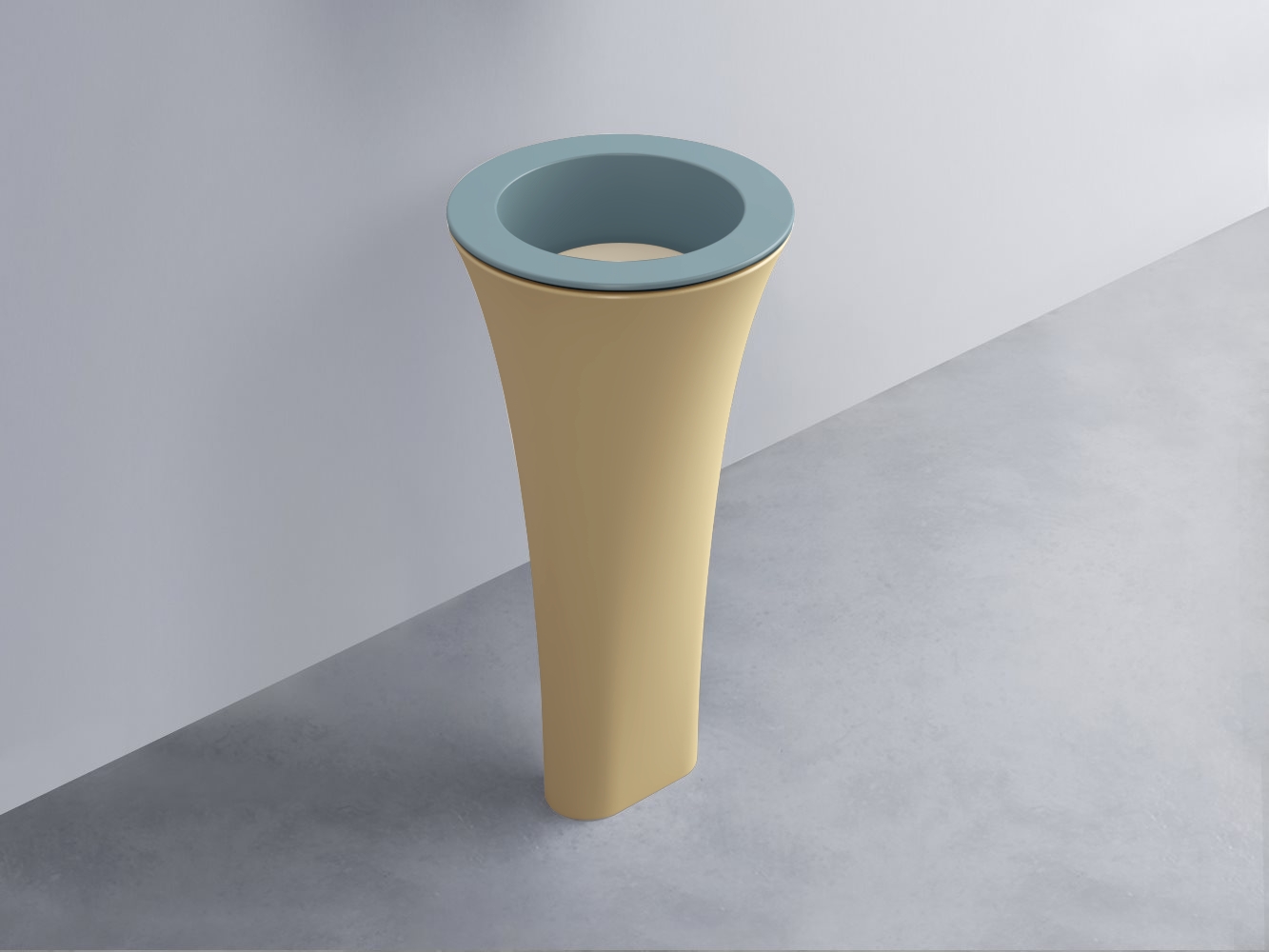 AMLA45-PL+AMPILT-LN+AMCOLT-CN Раковина Amedeo Tondo отдельностоящая cielo Enjoy + Amedeo Ceramica Cielo