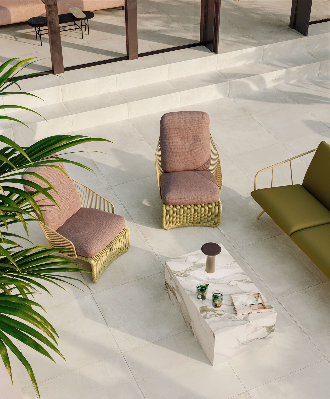 Пол / керамогранит с эффектом цемента CERAMICA FONDOVALLE Портленд ARCH-00123623 - Вид №2