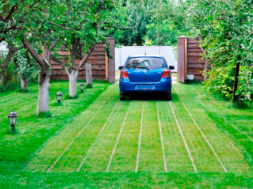 Газонная решетка чёрная 544*336*32мм ГеоПластБорд GPBST-103 - Вид №6