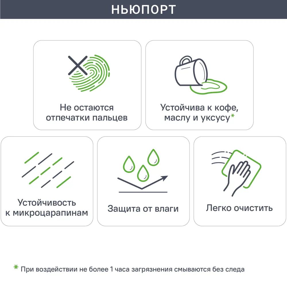 Фасад выдвижного ящика Ньюпорт 79.7x12.5 см KONSENSA ЛДСП цвет бежевый Ньюпорт Топо STLM-2115170 - Вид №4