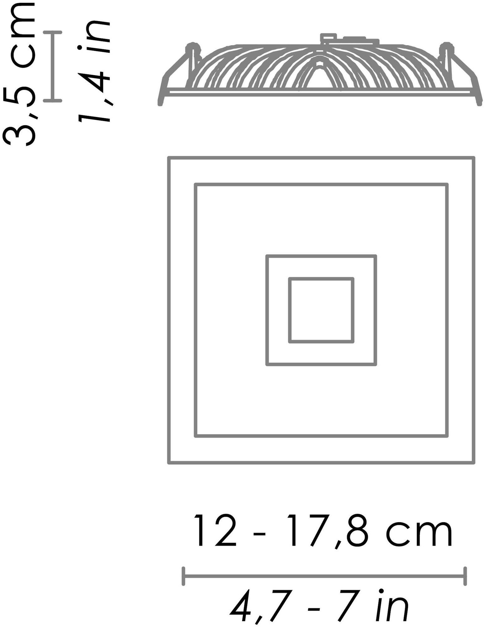 AiLati Встраиваемый потолочный светильник из литого алюминия Eclipse quadra sun-id-1352303 - Вид №5