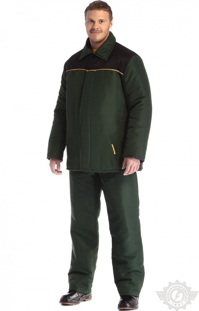 62264 Костюм "Дон" зеленый  Зимняя спецодежда  размер 60-62/170-176  - Вид №5