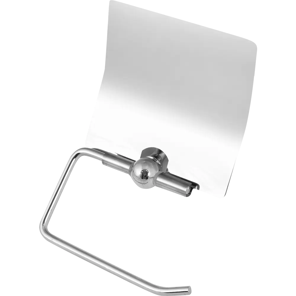 Держатель для туалетной бумаги Brissen Aster с крышкой цвет хром STLM-2087591 - Вид №1