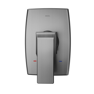 00885670 Однорычажная отделка для душа низкого давления 3/4 дюйма матовый графит Docol VOUGAN