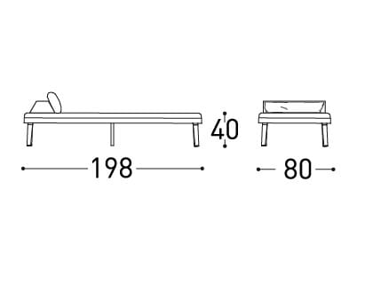 Ткань сад шезлонг Varaschin Эмма ARCH-00007320 - Вид №9