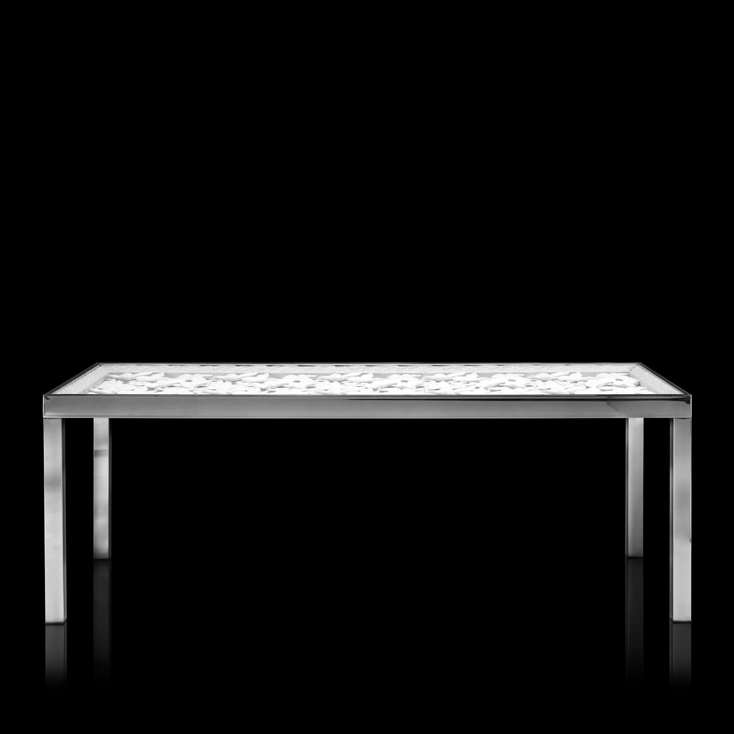 450047,1 ABHIKA СТОЛ БАБОЧКА H79 213X93 WHITE 450047.1