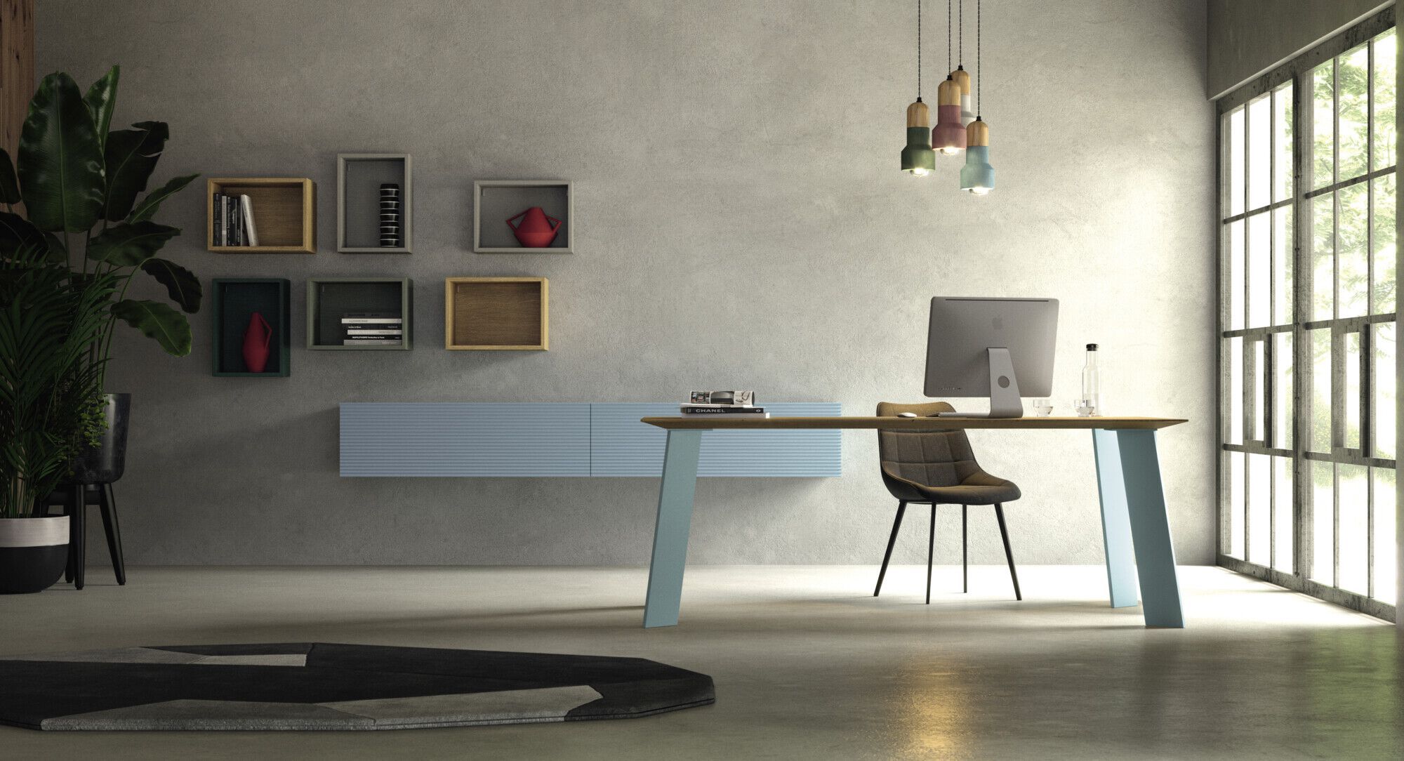 Модульная модульная стена из массива дерева Devina Nais Ноль.16 ARCH-00065357 - Вид №26