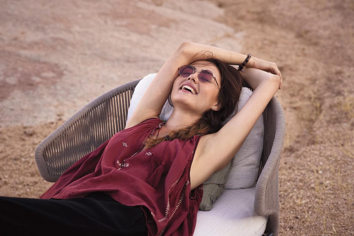 MNST321 Шезлонг лава бронза Manutti Radius - Вид №8