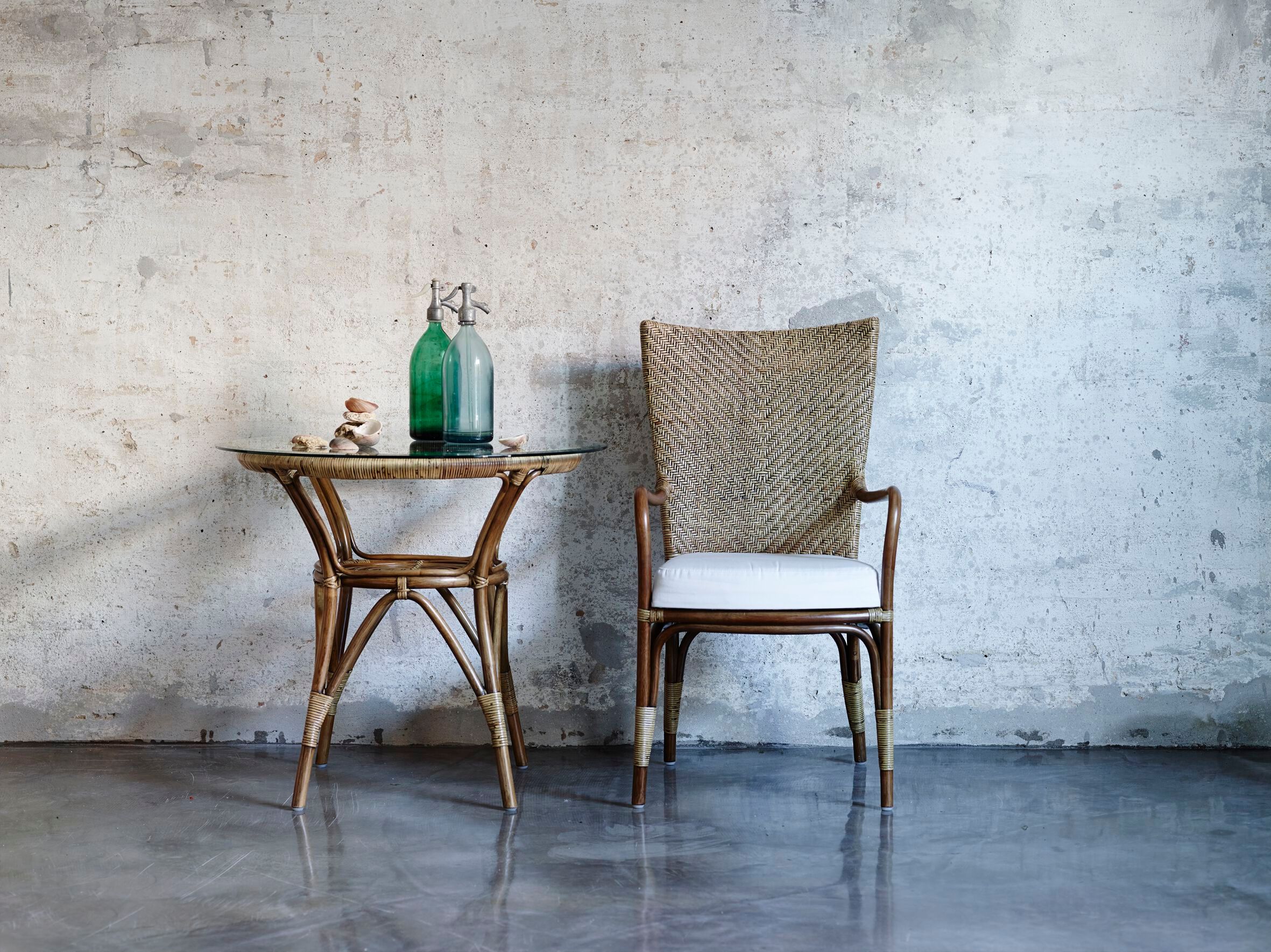 Стул из ротанга с подлокотниками Sika Design Originals ARCH-00089426 - Вид №2