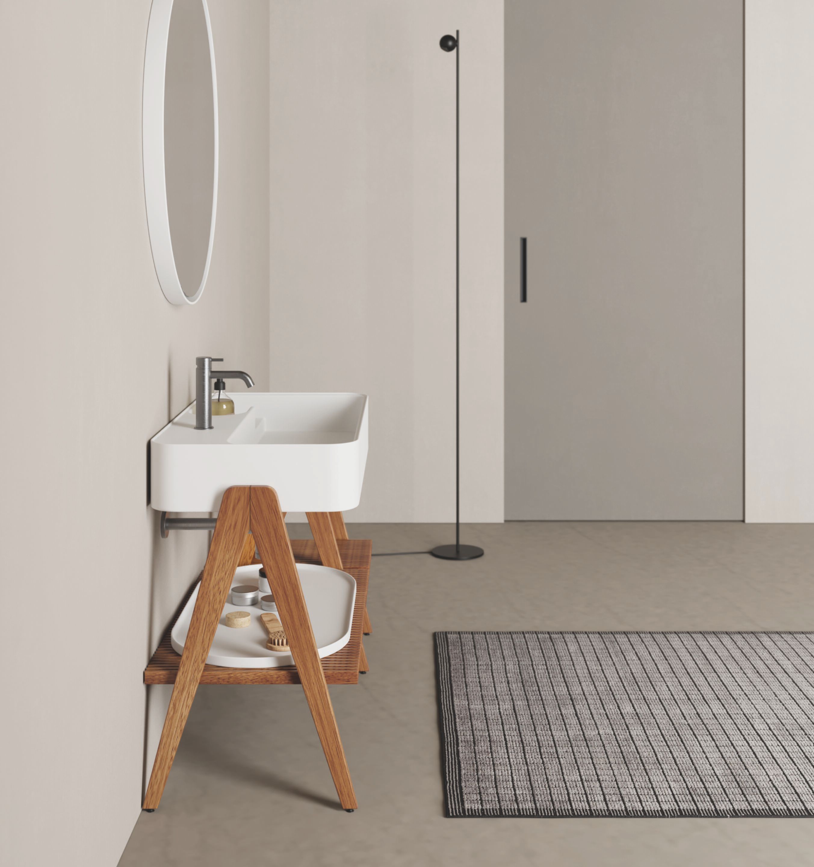 Консоль для умывальника iroko Nic участок ARCH-00094052 - Вид №2