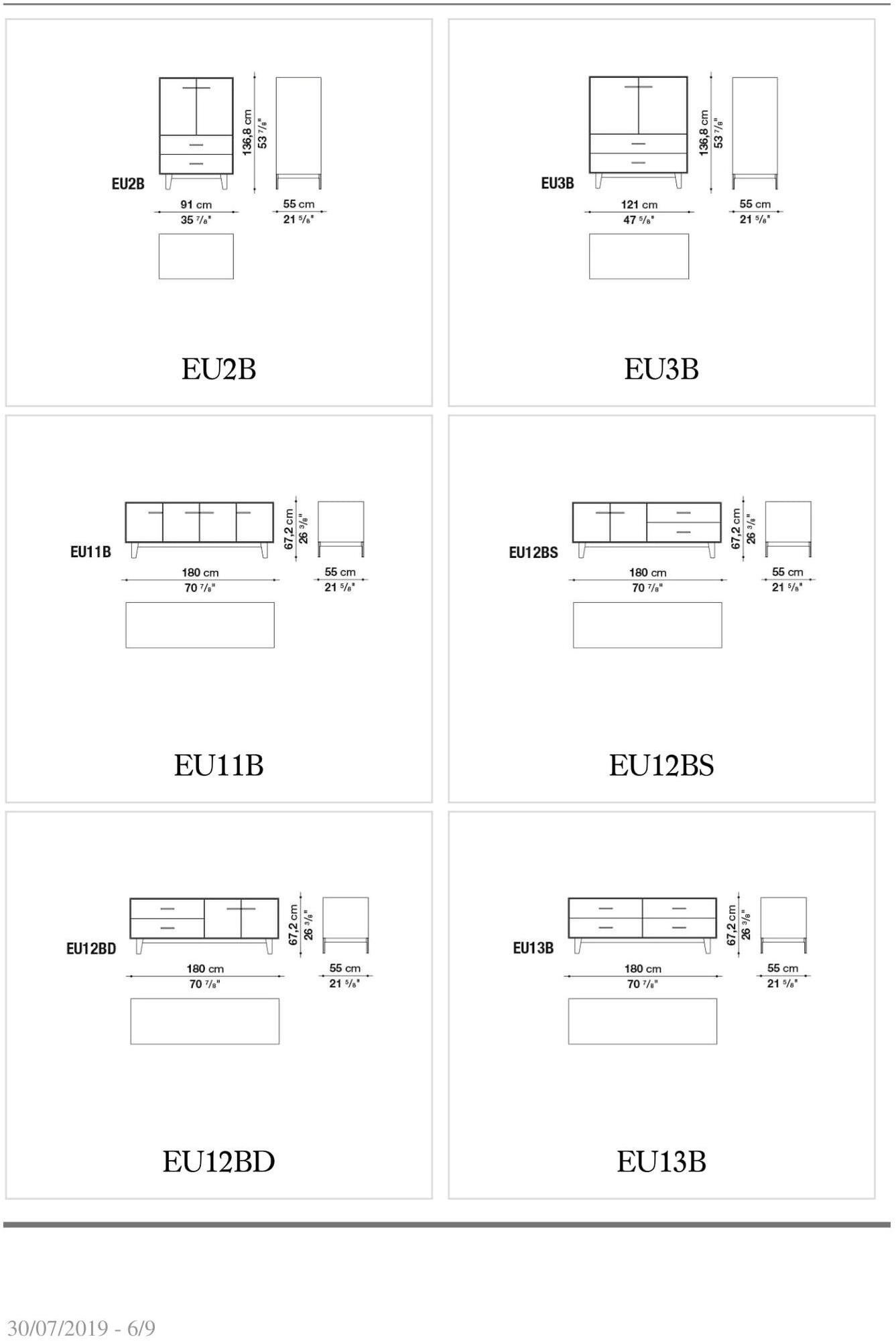 B&B Italia Буфет из зеркального стекла с распашными дверцами Eucalipto sun-id-1478494 - Вид №3