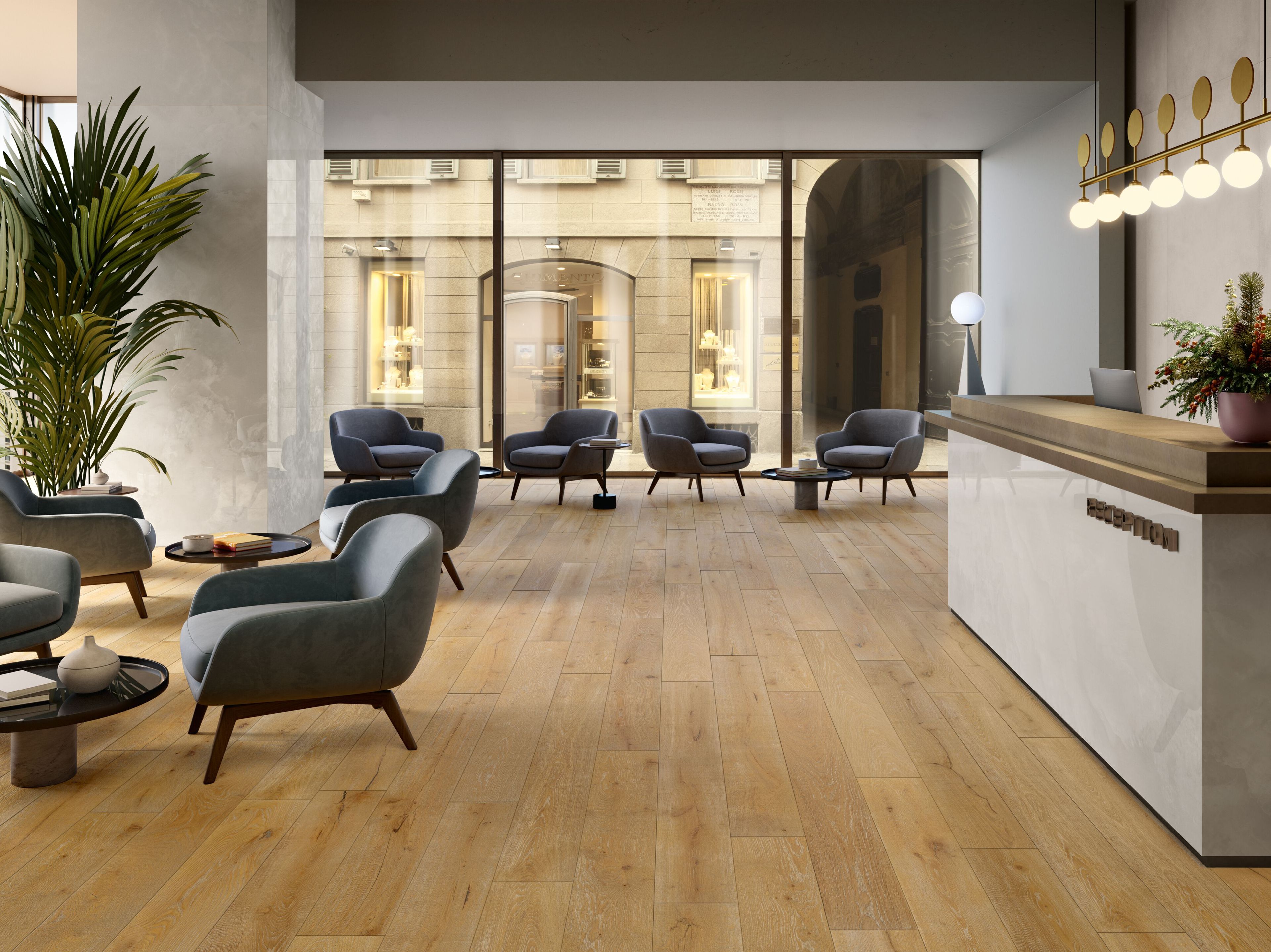 Пол / облицовка керамогранита под дерево CERAMICHE KEOPE уникальная ARCH-00150653