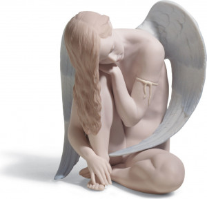 10669091 LLADRO Фигурка Lladro "Прекрасный ангел" 17x16см Фарфор