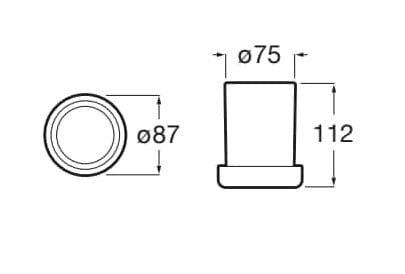 Стеклянный держатель зубной щетки Roca время ARCH-00143604 - Вид №4