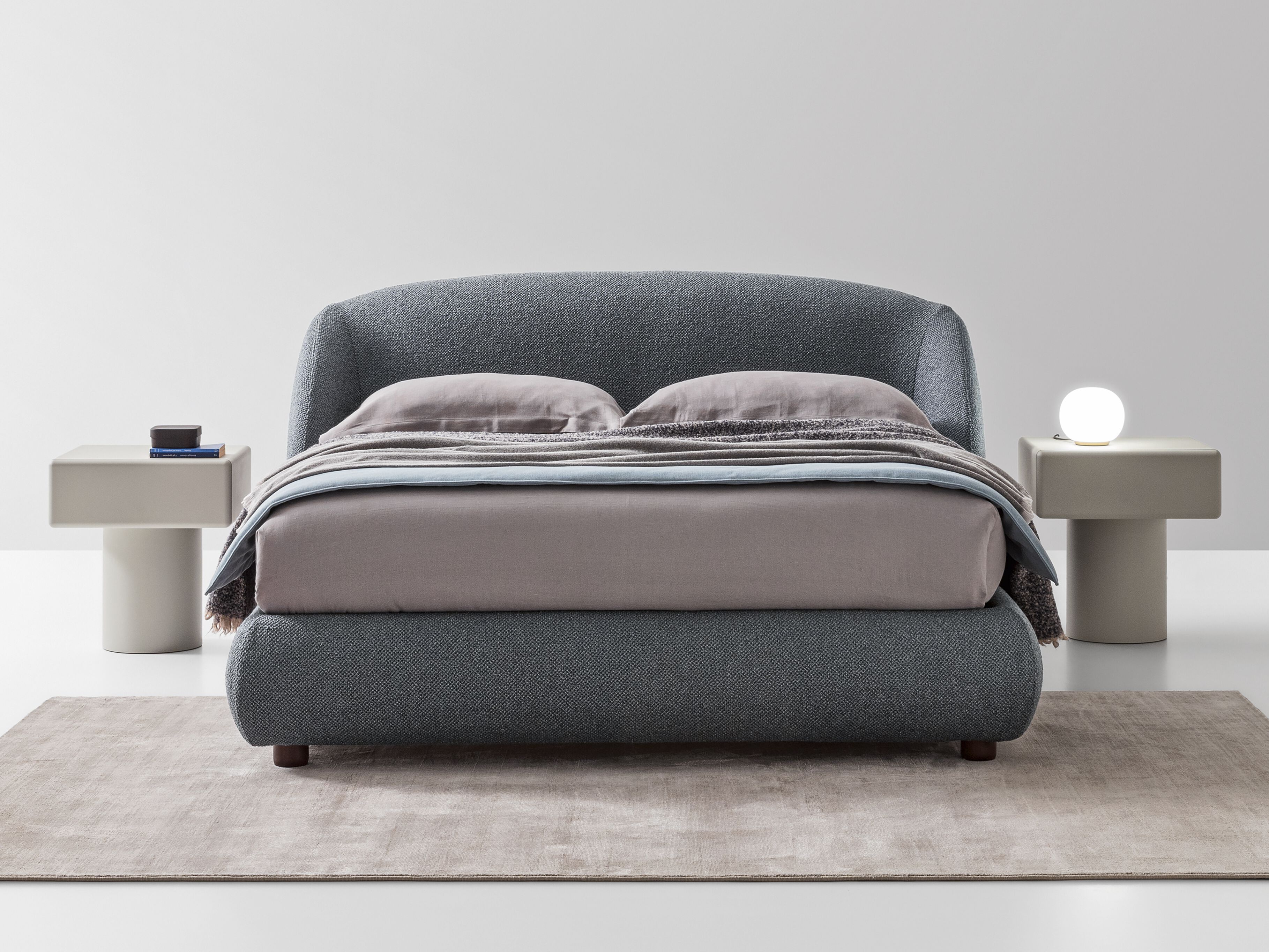 Двуспальная кровать из ткани с мягким изголовьем Ditre Italia PACIFIC ARCH-00033252 - Вид №2