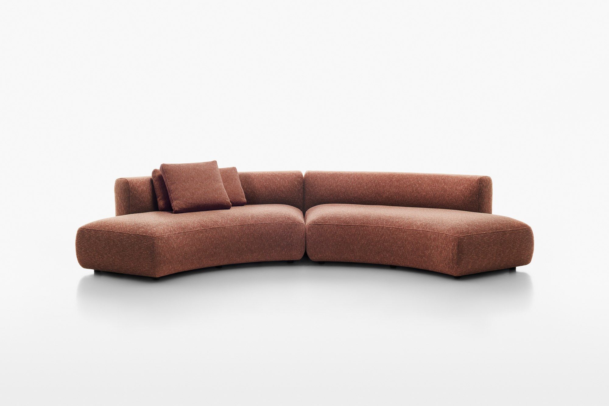 Тканевый изогнутый модульный диван MDF Italia Уютная ARCH-00043698 - Вид №3