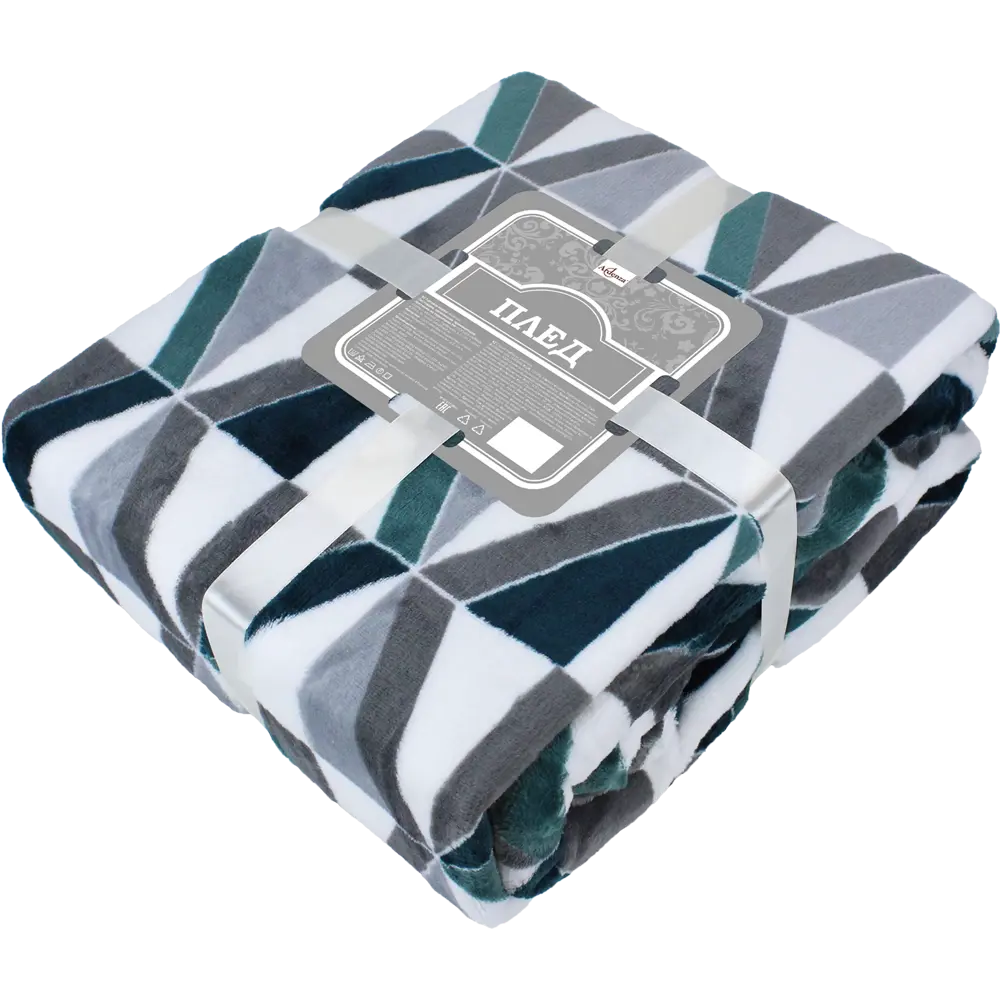 Плед Khartaphu 200x220 см фланель цвет мультиколор Santreyd нет STLM-2154967