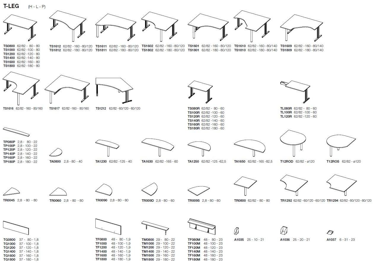 Ultom Модульный рабочий стол T leg sun-id-1371639 - Вид №2