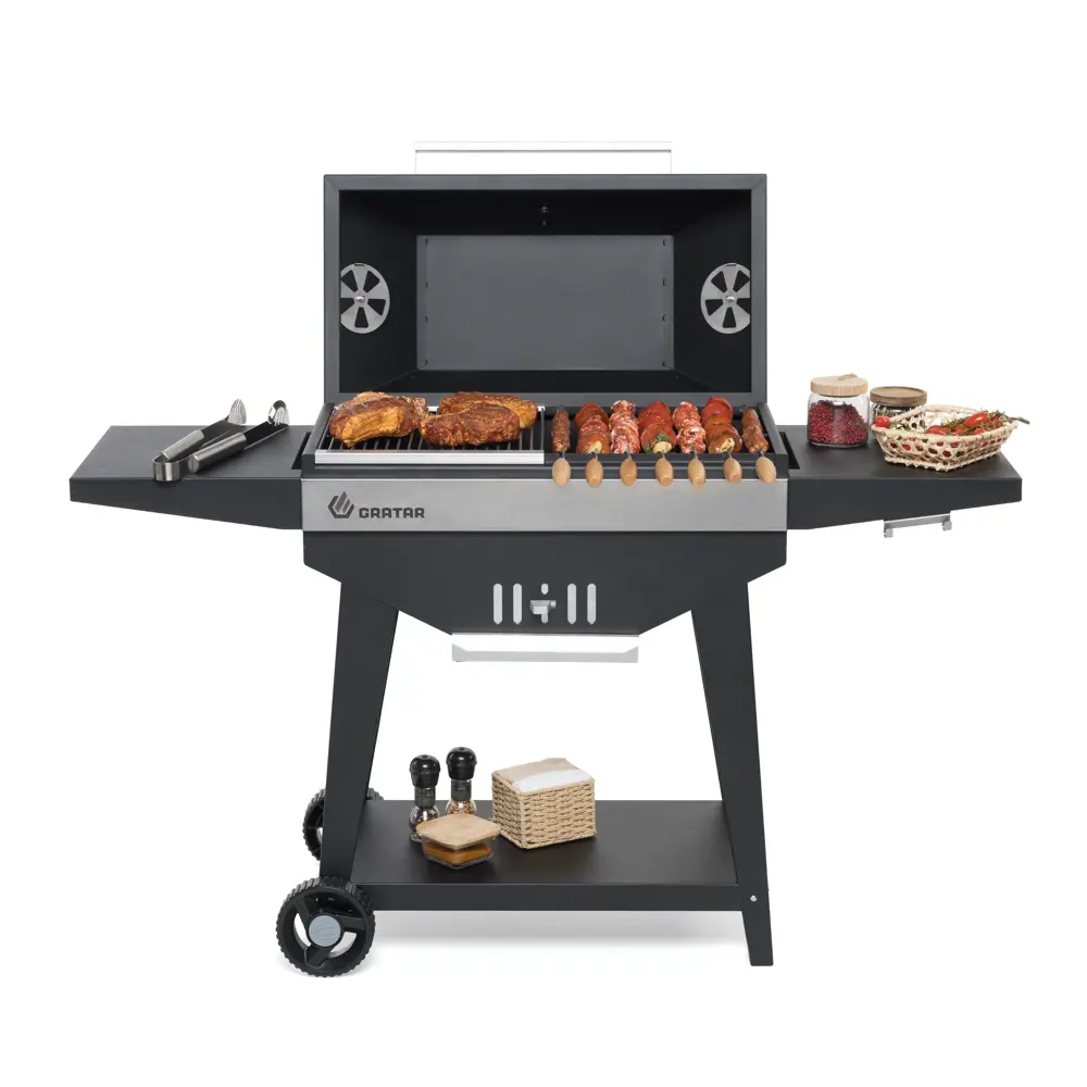 Гриль-мангал Gratar Master 3.0 GM3-690 сталь 74x143.5x124 см STLM-2049525 - Вид №7