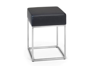 Кожаный низкий мягкий стул