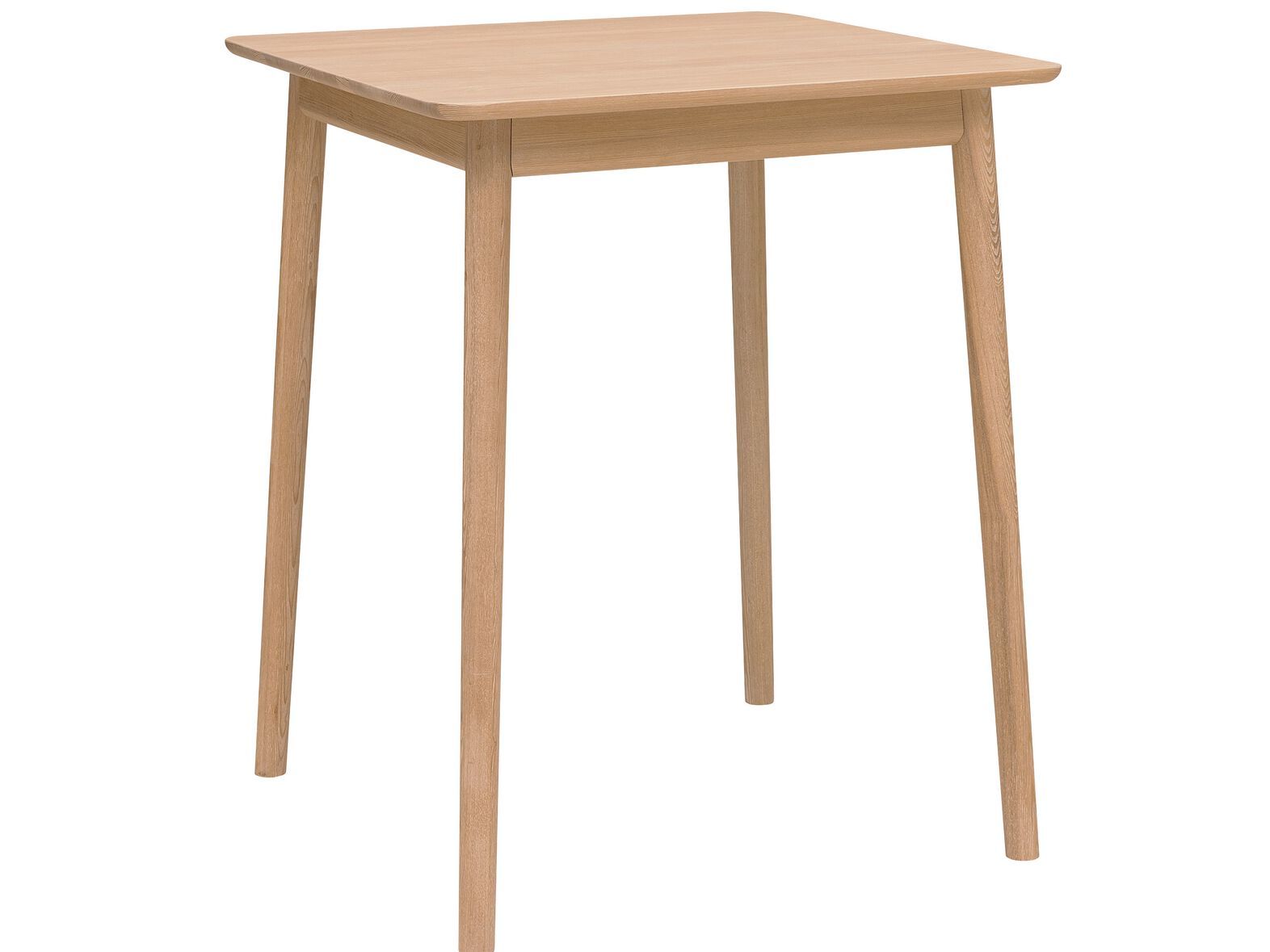 Высокий квадратный стол из белого промасленного дуба Hans K ZigZag ARCH-00012176 - Вид №1