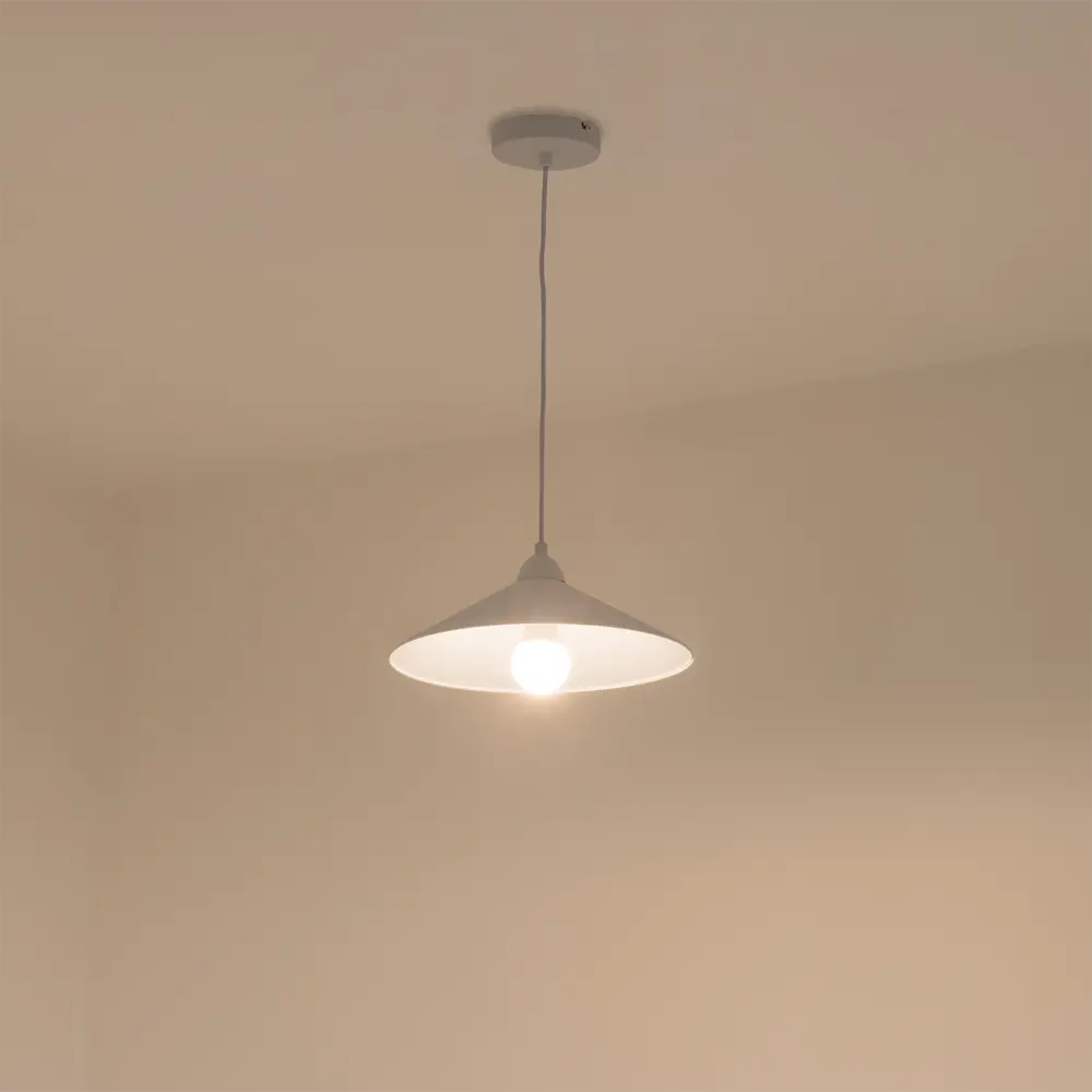 Светильник подвесной KREAFORTA Gapan цвет белый STLM-2039072 - Вид №12