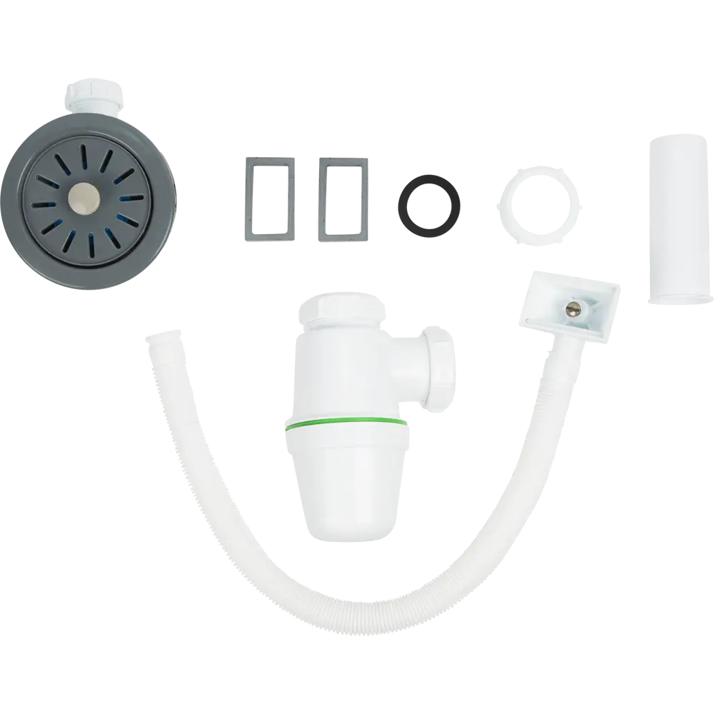 АКВАТЕР Сифон для кухонной мойки с переливом и гидрозатвором 18545914 STLM-0011186 - Вид №3