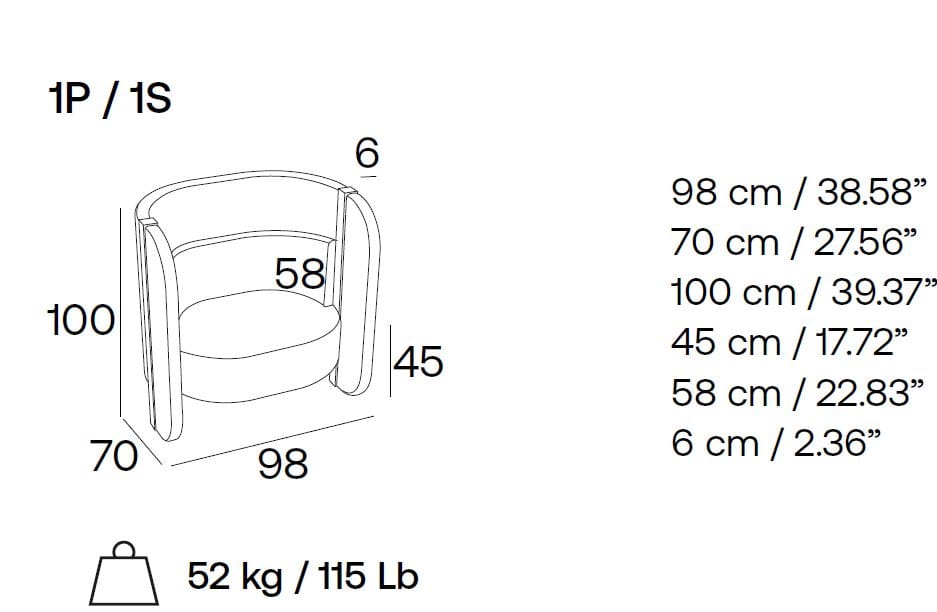 Бархатное кресло Adrenalina Bigala ARCH-00082243 - Вид №3
