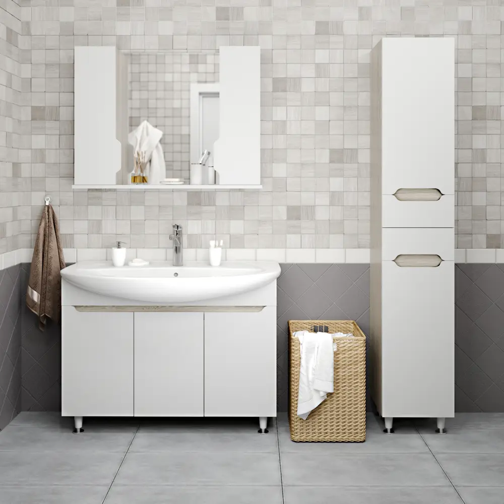 Зеркальный шкаф Santreyd «Рондо» для ванной 105 см 18854961 STLM-0013249 - Вид №8