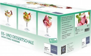 10602935 Schott Zwiesel Набор креманок для мороженого Schott Zwiesel "Элеганс" 630мл, 2шт, п/к Стекло