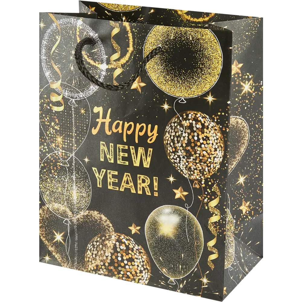 Пакет новогодний Феникс-Презент бумажный 17.8x22.9 см Santreyd STLM-2191705