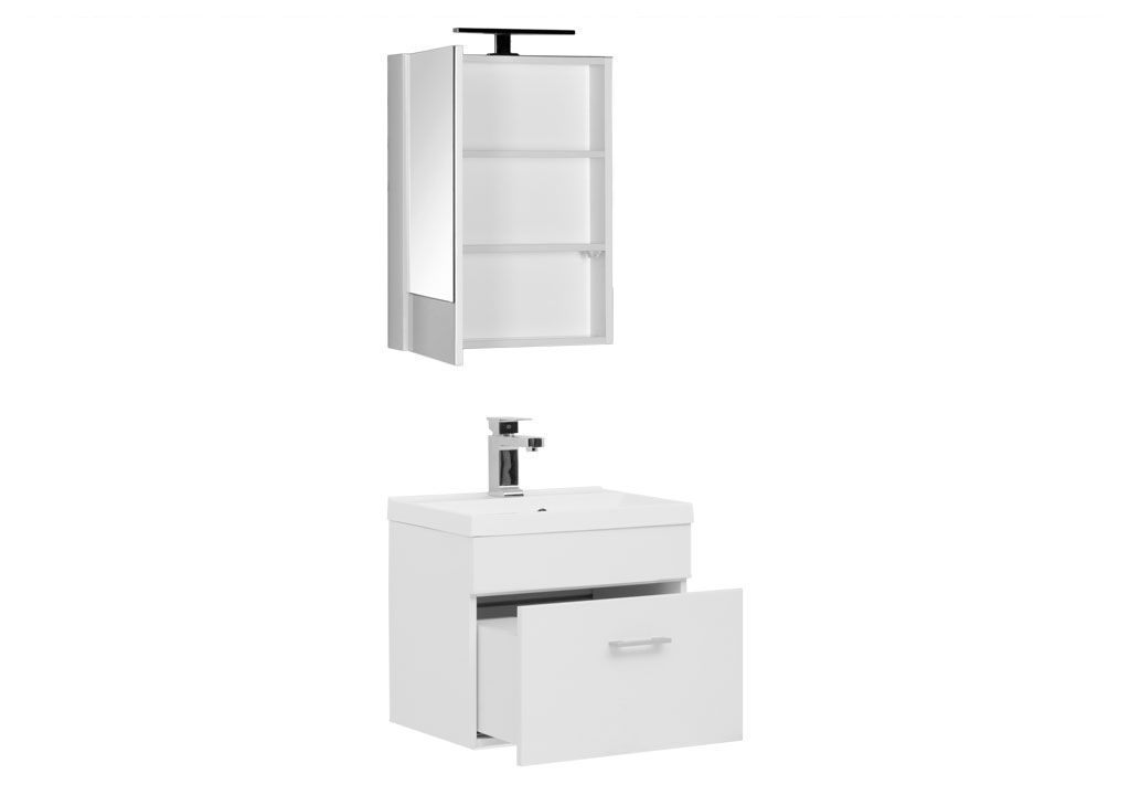 Мебель для ванной Aquanet Нота NEW 50 белый 00231069 - Вид №1