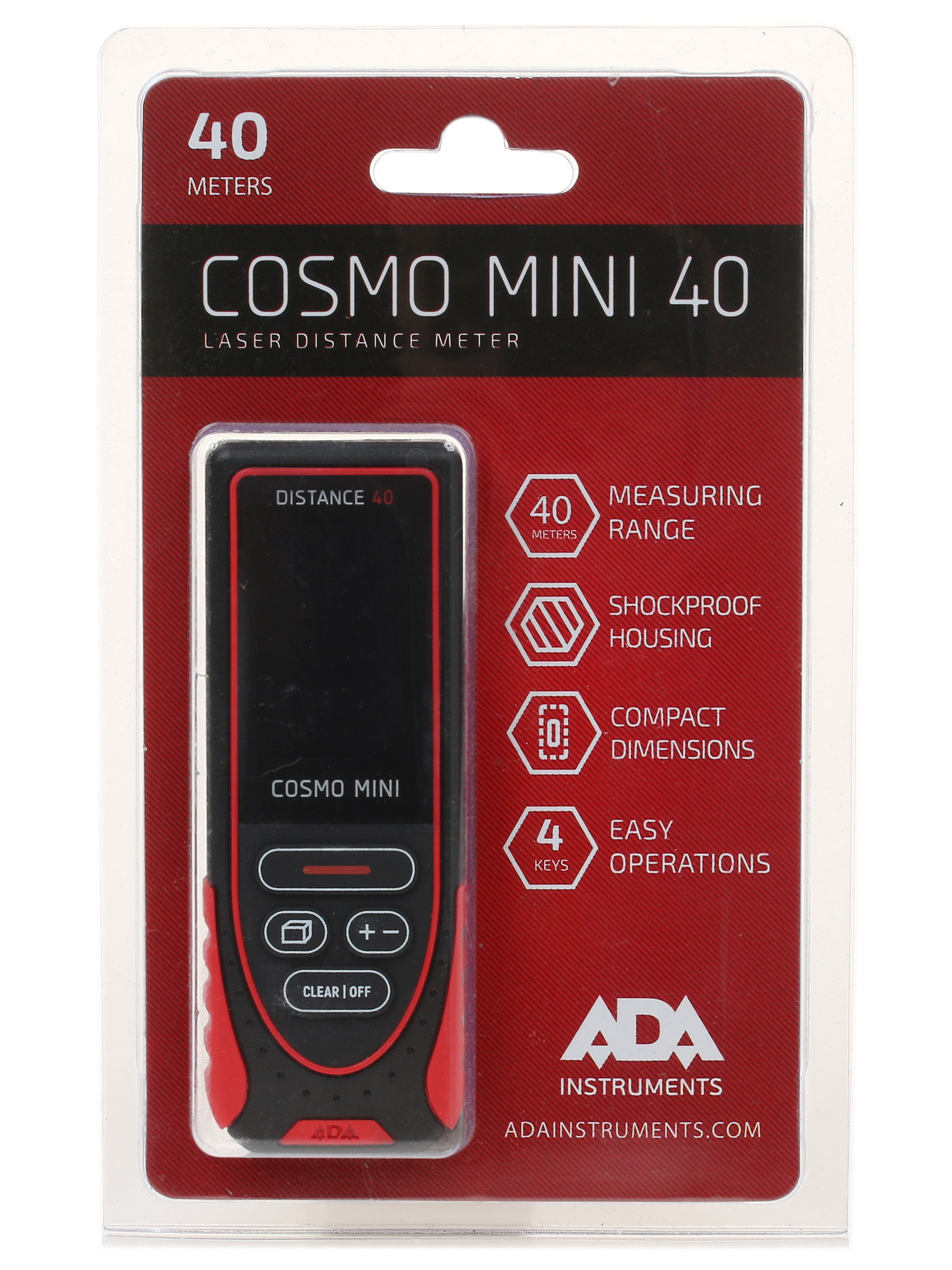 Лазерный дальномер ADA Cosmo MINI 40 1102874 STDN-0003934 - Вид №7