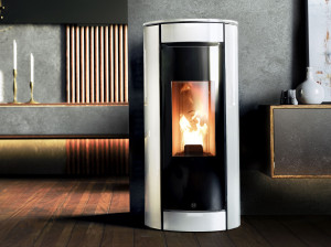 Пеллетная печь для обогрева воздуха класса A+