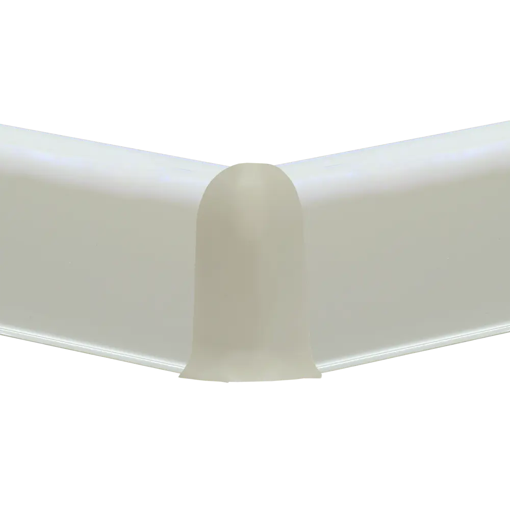 83411614 Угол для плинтуса наружный белый матовый 70 мм 2 шт. STLM-0892430 Santreyd  - Вид №2