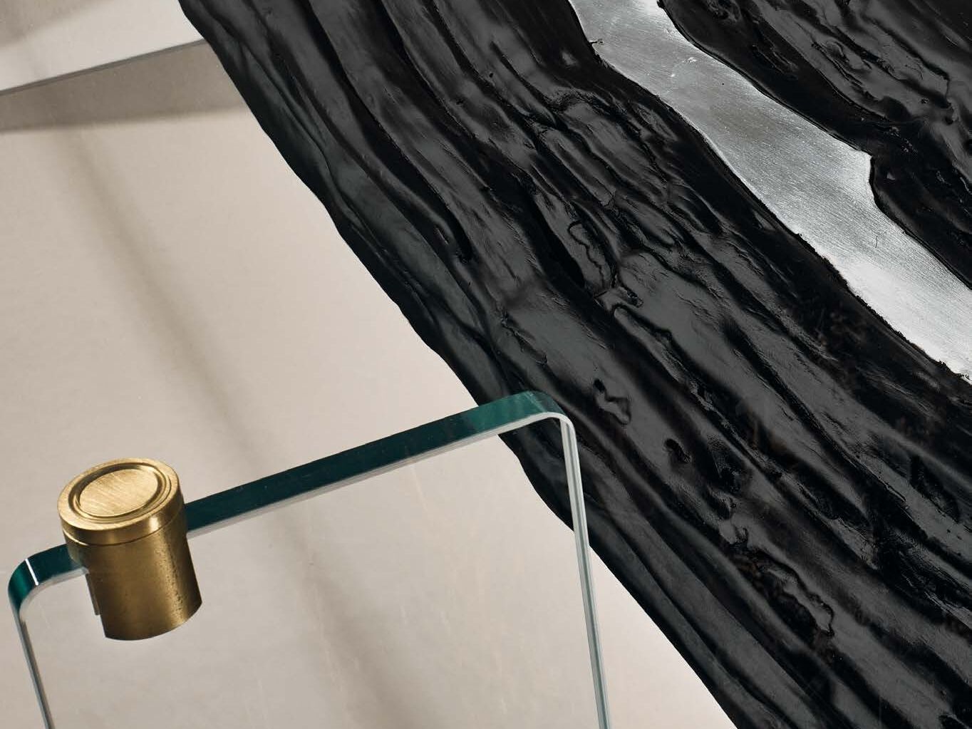 Прямоугольный обеденный стол из дерева и стекла Naturedesign Origin ARCH-00074877 - Вид №3