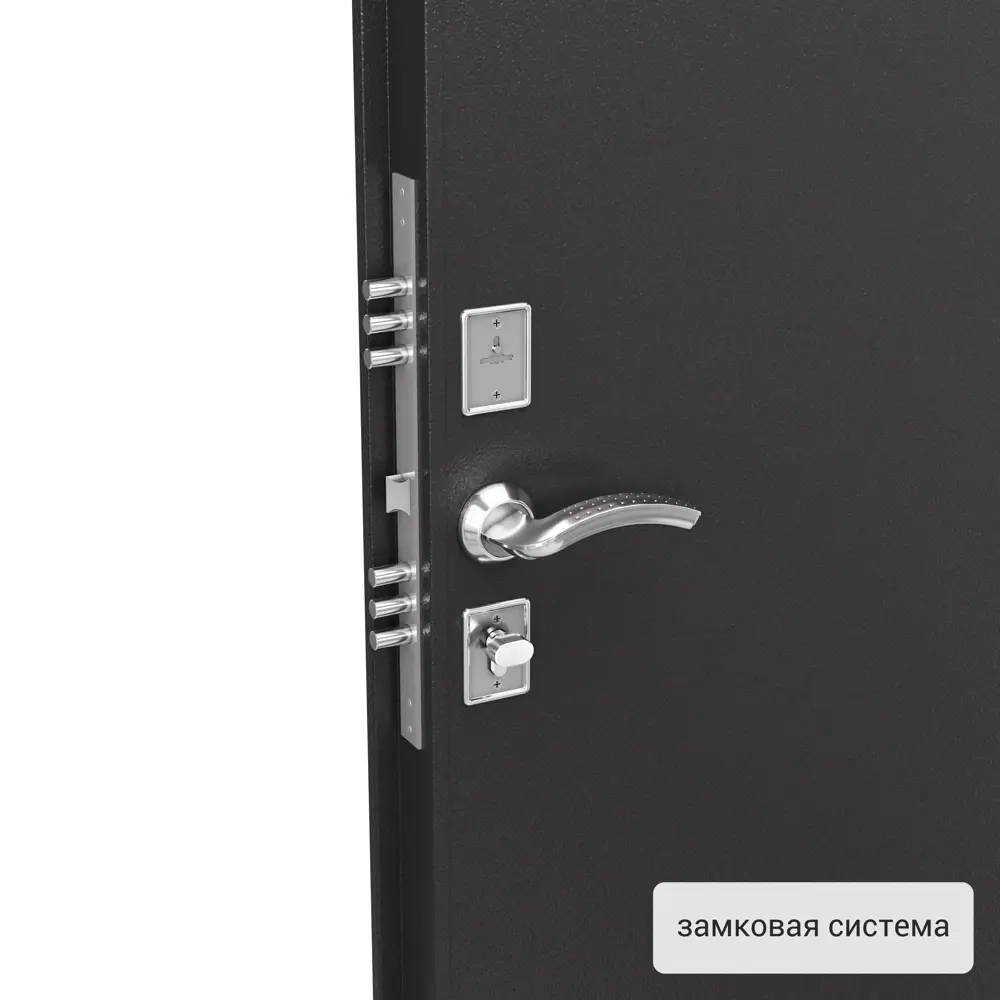 Дверь металлическая Стеф Блок, 860 мм, левая, цвет коричневый TOREX STLM-2158401 - Вид №1