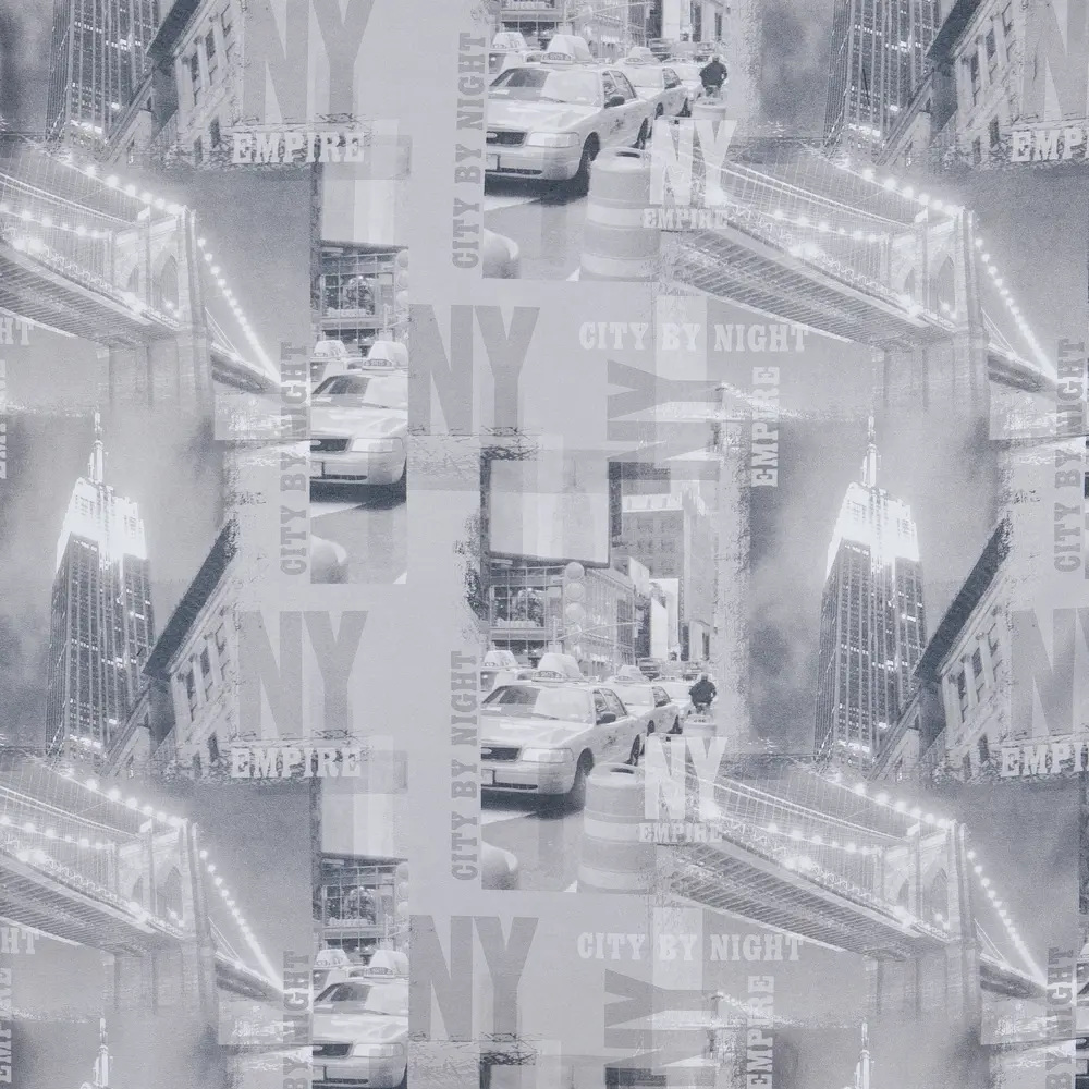 Ткань «Город-газета» 1 п/м 280 см цвет серый ТОРГОВЫЙ ДОМ ТЕКСТИЛЬ STLM-2020436 - Вид №1