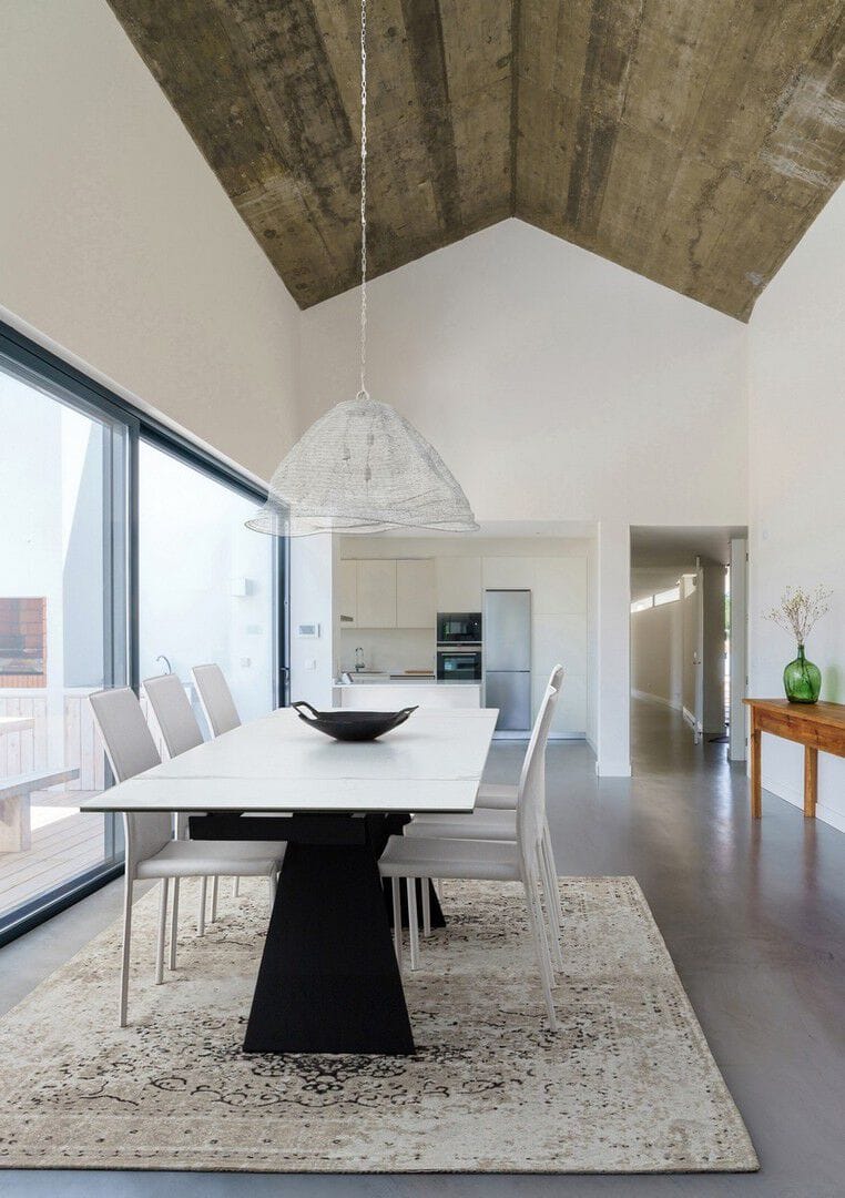 Керамический и стальной выдвижной стол BIZZOTTO BLAZAR ARCH-00112050 - Вид №1