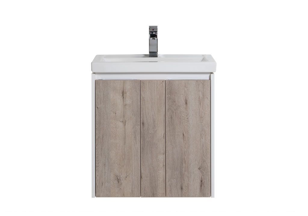 Тумба с раковиной Aquanet Клио 60 дуб кантри/белый 0019571900187812 - Вид №2