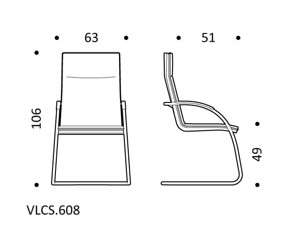 Тканевый поворотный операционный стул ICF Valea ARCH-00143232 - Вид №6