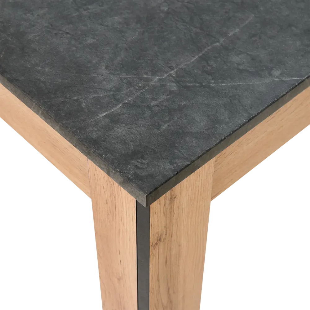 Стол обеденный прямоугольный 58x98x76.2 см МДФ цвет вотан Santreyd STLM-2150869 - Вид №4