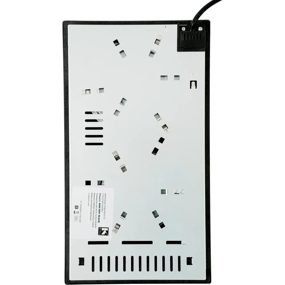 Электрическая варочная панель Kitll KHH 3001 40 см 2 конфорки цвет чёрный STLM-2159791 - Вид №5