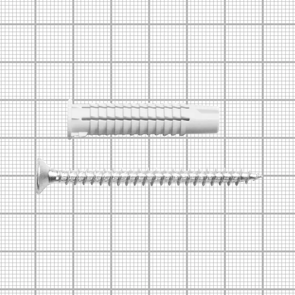 Дюбель универсальный нейлоновый Dilwis 8x40мм 8 шт. в комплекте с шурупом STLM-2026470 - Вид №6