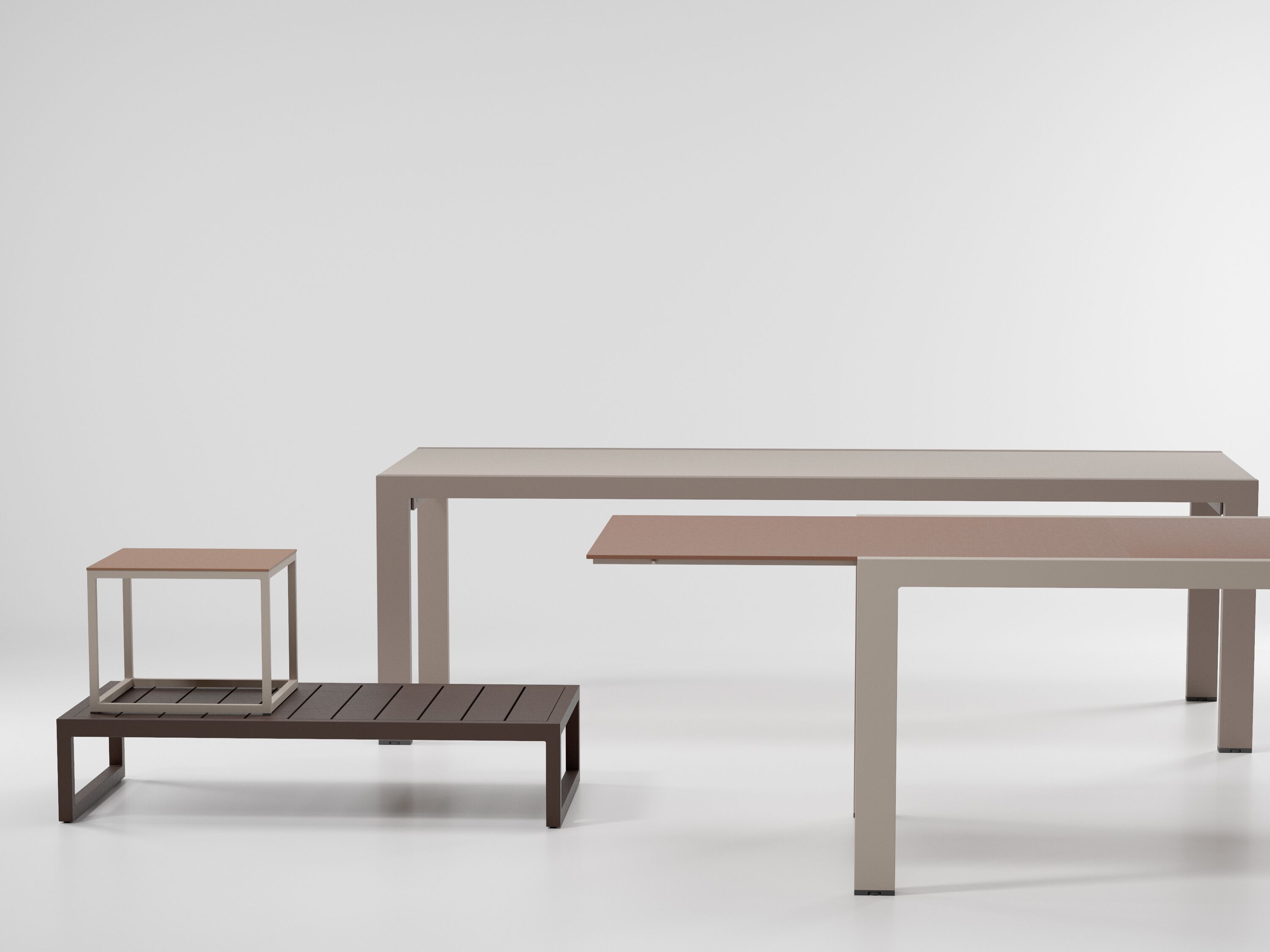 Журнальный столик из тикового дерева Kettal пейзаж ARCH-00094803 - Вид №1