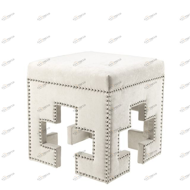 Пуфик белый квадратный 41 см Baglioni от Eichholtz EICHHOLTZ ДИЗАЙНЕРСКИЕ, EICHHOLTZ 061300 Белый 