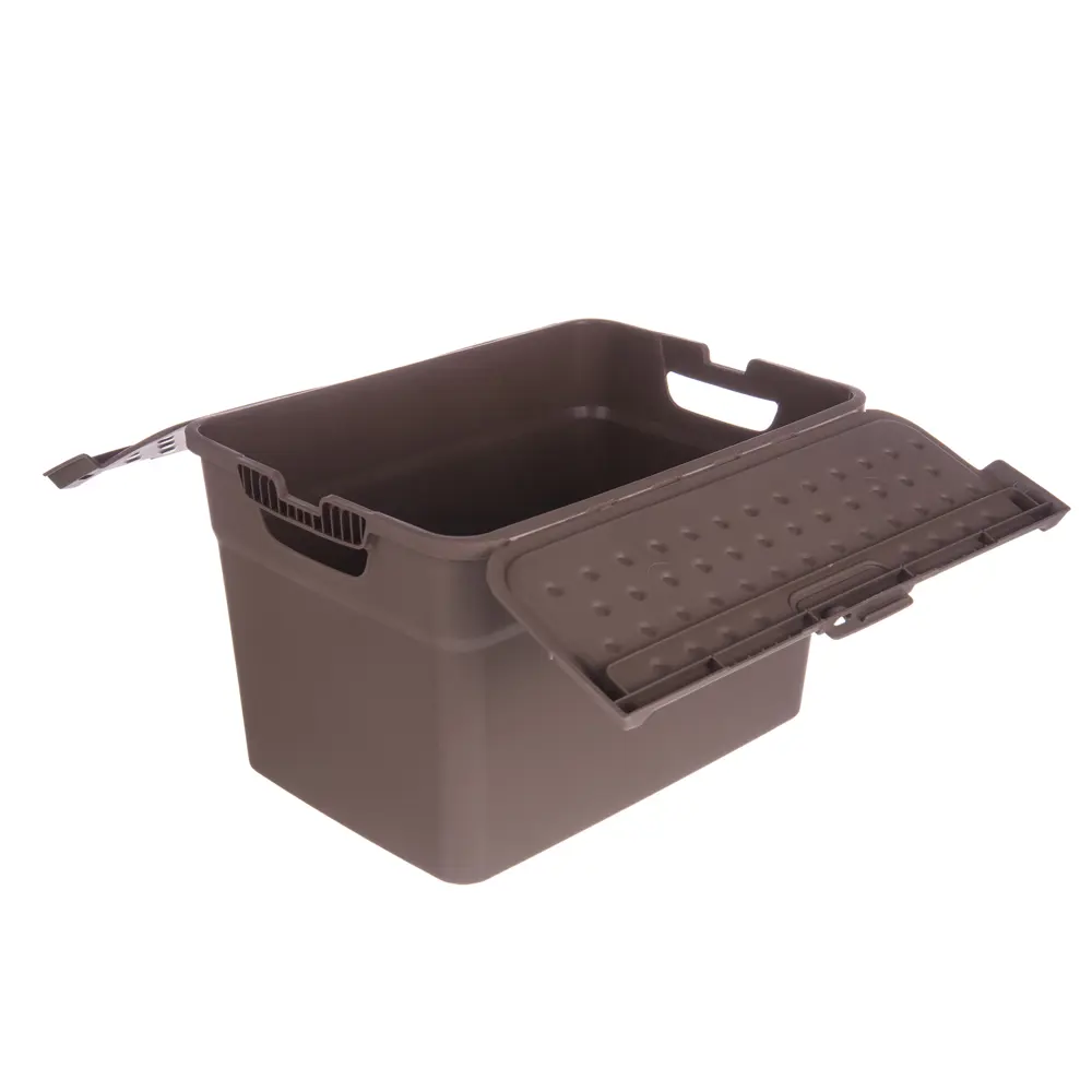 Контейнер Curver Pixxel 12 л пластик цвет коричневый Santreyd STLM-2124280 - Вид №1
