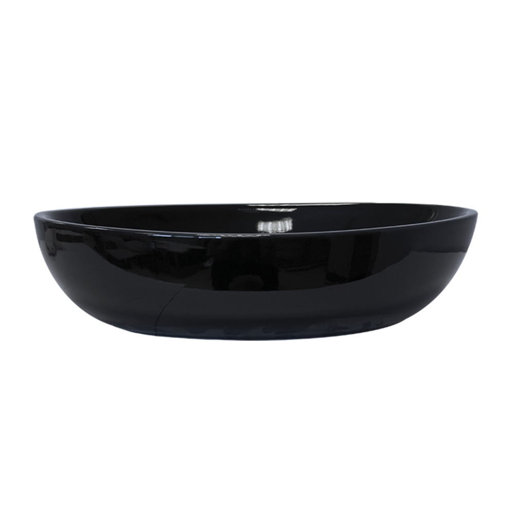 RNGSLWB02C Накладной умывальник Cut Black SANITA LUXE Ringo - Вид №6