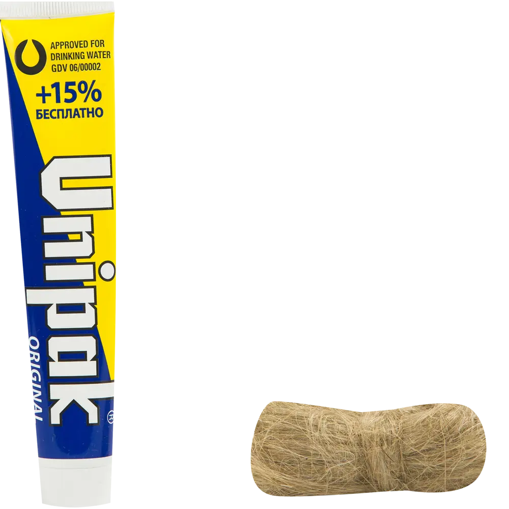 Комплект монтажный UNIPAK №2 для воды (паста 75 грамм, лён 13 грамм) Santreyd STLM-2012611